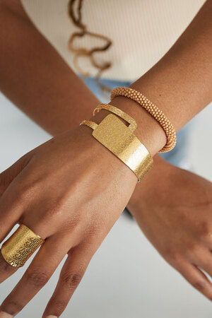 Bracelet avec perles - marron h5 Image2