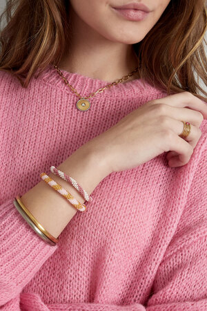 Figura del braccialetto con perline - marrone/oro h5 Immagine2