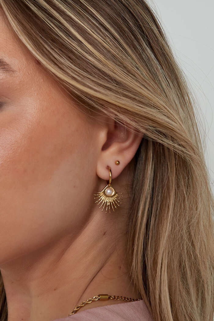 Ohrringe Perlenauge - Gold Bild3