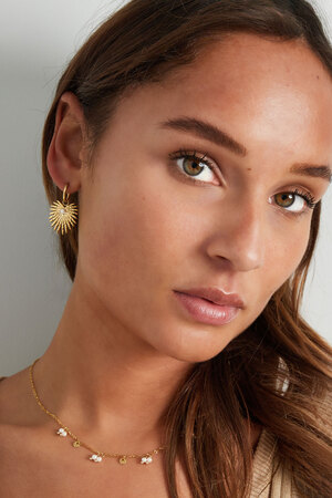 Boucles d'oreilles perle de palmier - argent h5 Image2