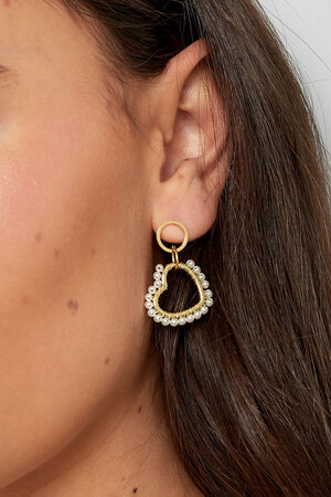 Earrings pearl amore - gold h5 Picture3