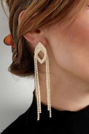 Boucles d'oreilles argent fabuleux scintillant - cuivre zircon h5 Image3