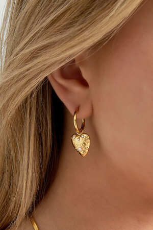 Boucles d'oreilles j'adore perles - argent h5 Image3