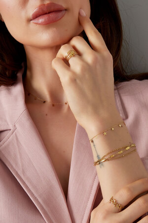 Triple classic bracelet - gold h5 Picture2
