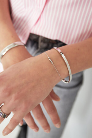 Bracelet classique avec perles - argent h5 Image2
