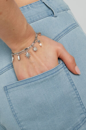 Day and night charm bracelet - silver h5 Picture2