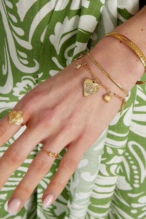 Charm bracelet colorful day - gold h5 Picture2