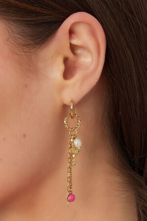 Boucles d'oreilles ballerine dansante - dorées h5 Image3