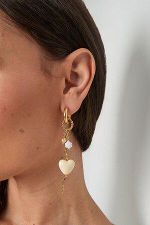 Earrings love party - beige h5 Picture3