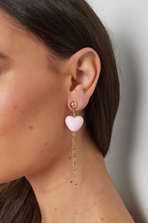 Earrings no strings attached - lilac h5 Picture3