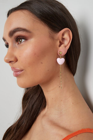 Earrings no strings attached - pink gold h5 Picture4