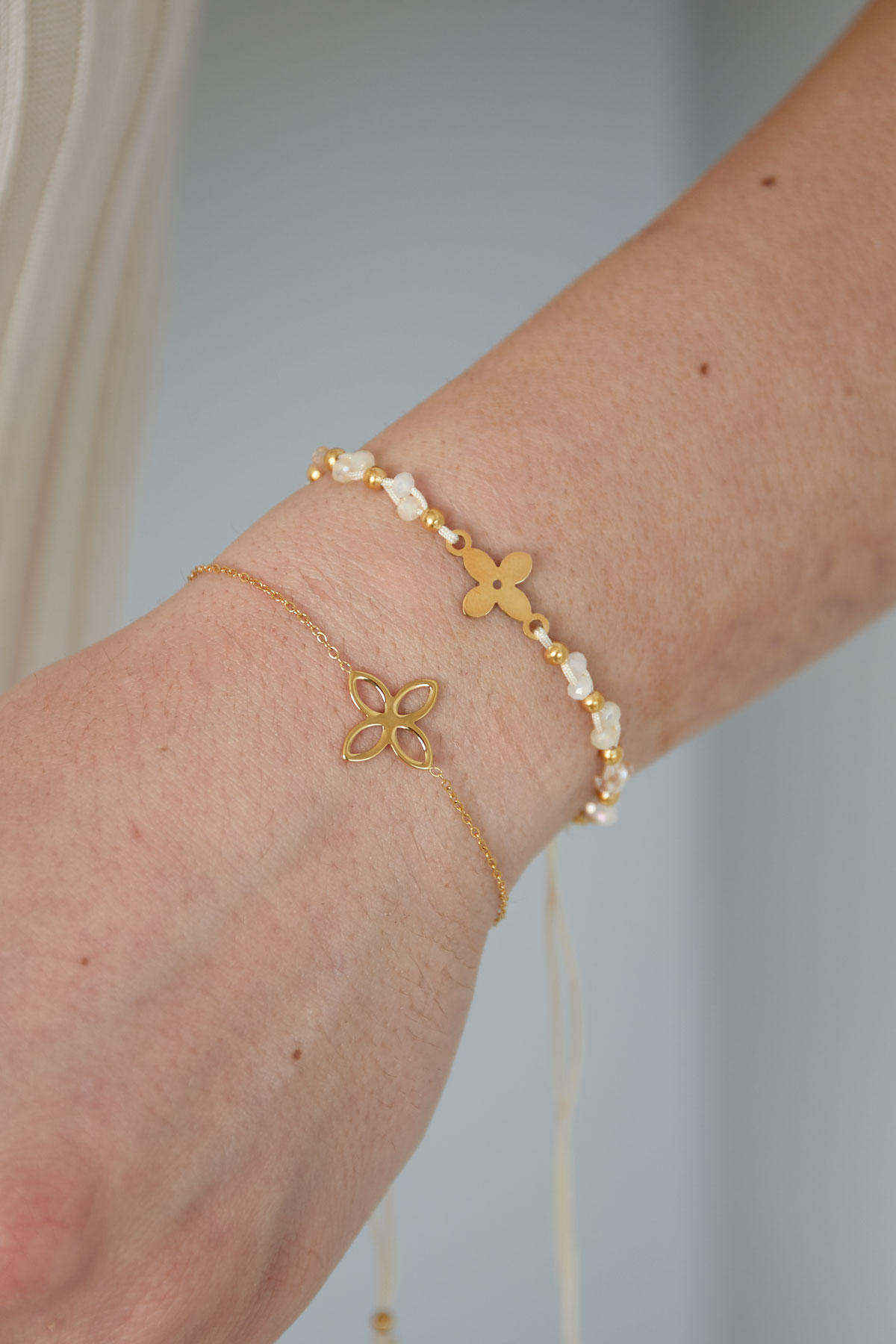bracelet d'été avec perles - lilas  h5 Image2