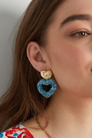 Earrings way to my heart - blue h5 Picture3