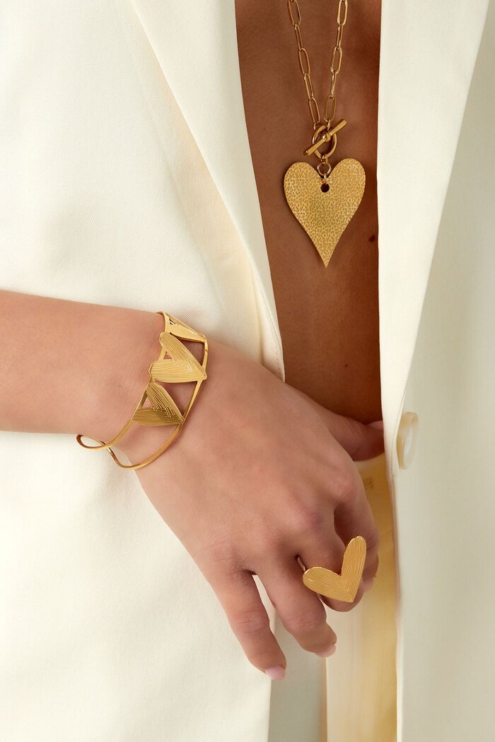 Love party armband - goud  Afbeelding2