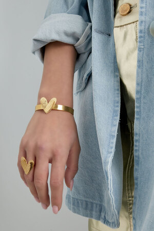 Double love ring - gold h5 Picture3