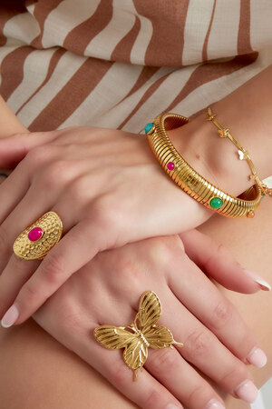 Bohemian free spirit bracelet - gold h5 Picture2