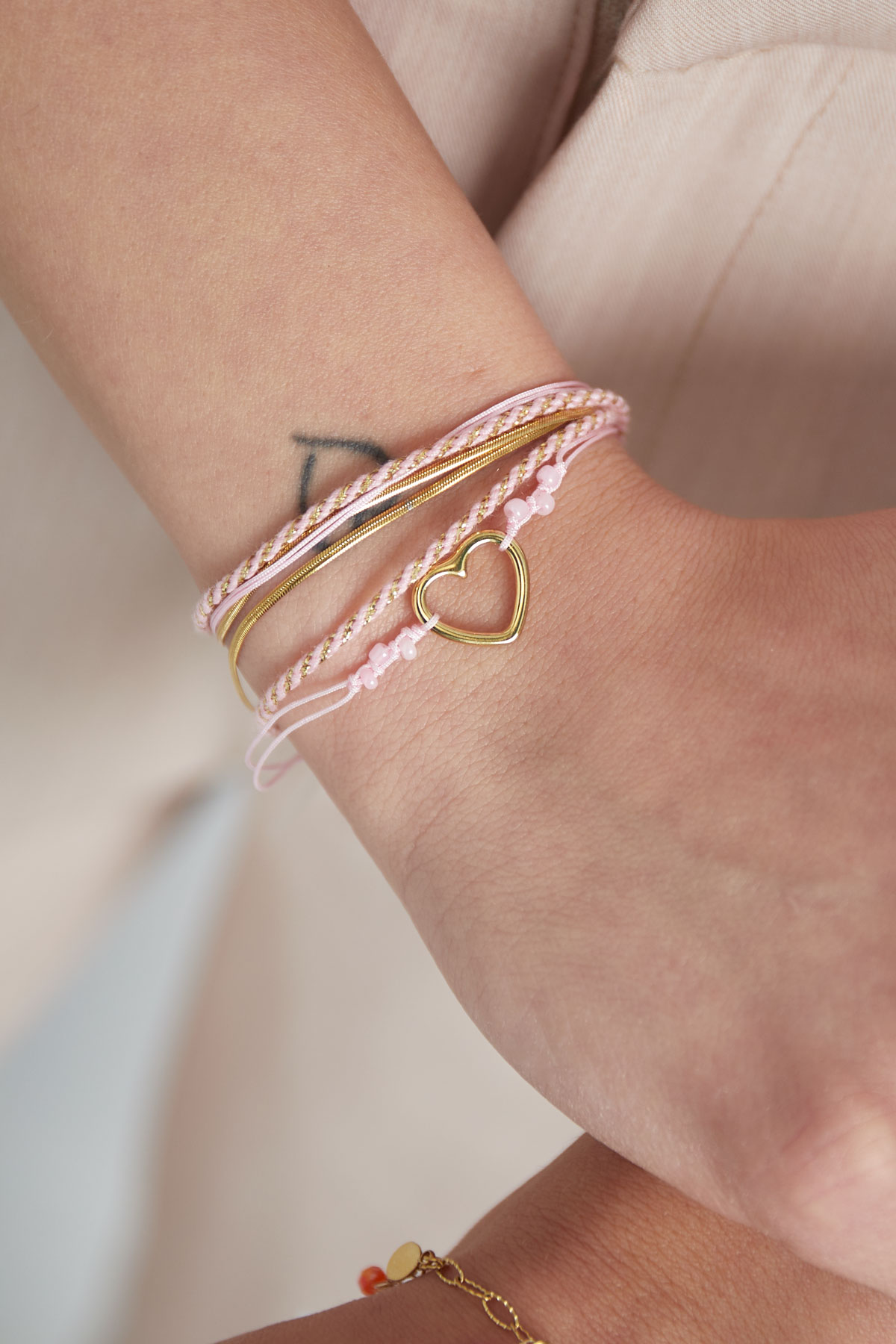 Bracelet summer flow lover - pink gold h5 Picture2