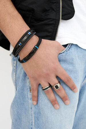 Cool braided men's bracelet  h5 Picture3