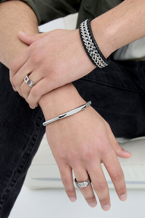 Silver men's bracelet  h5 Picture3