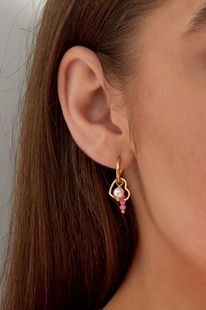 Earrings everyday gem - gold h5 Picture3