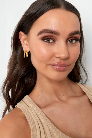Drip it earrings - gold h5 Picture2