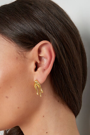 Drip it earrings - gold h5 Picture3