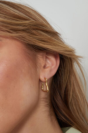Earrings boogie nights - gold h5 Picture3