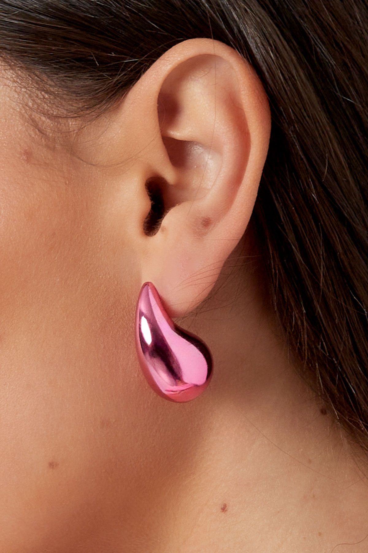 Colorful drop earrings - fuchsia h5 Picture3