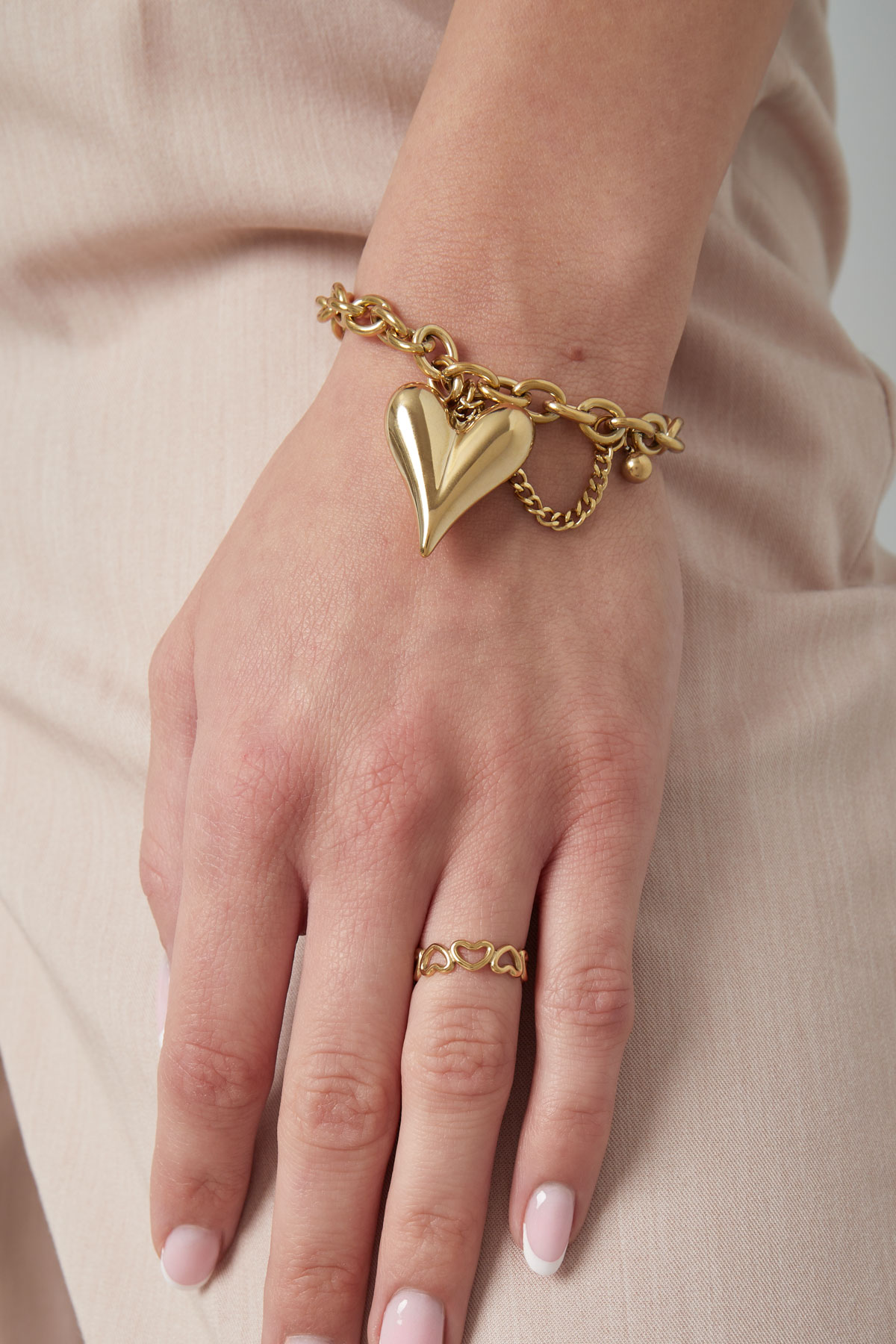 Bracelet love life - Gold color