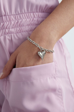 Armband love rules - zilver h5 Afbeelding2