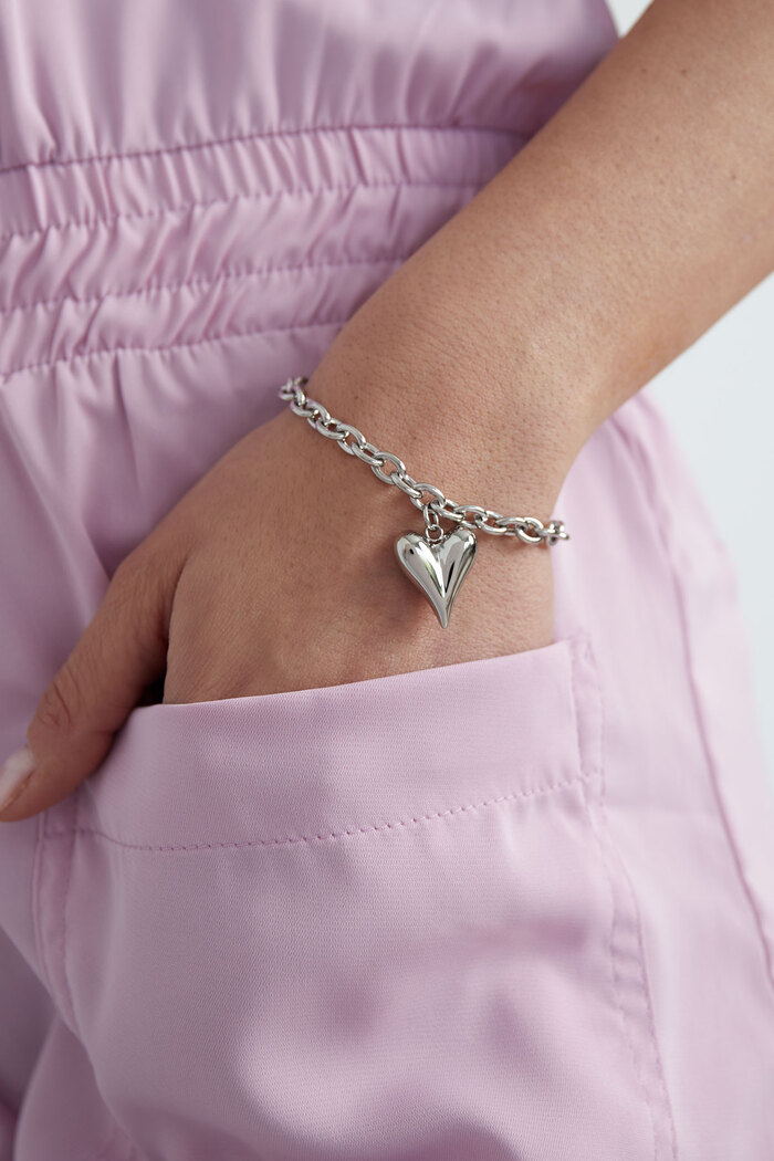 Armband love rules - zilver Afbeelding2