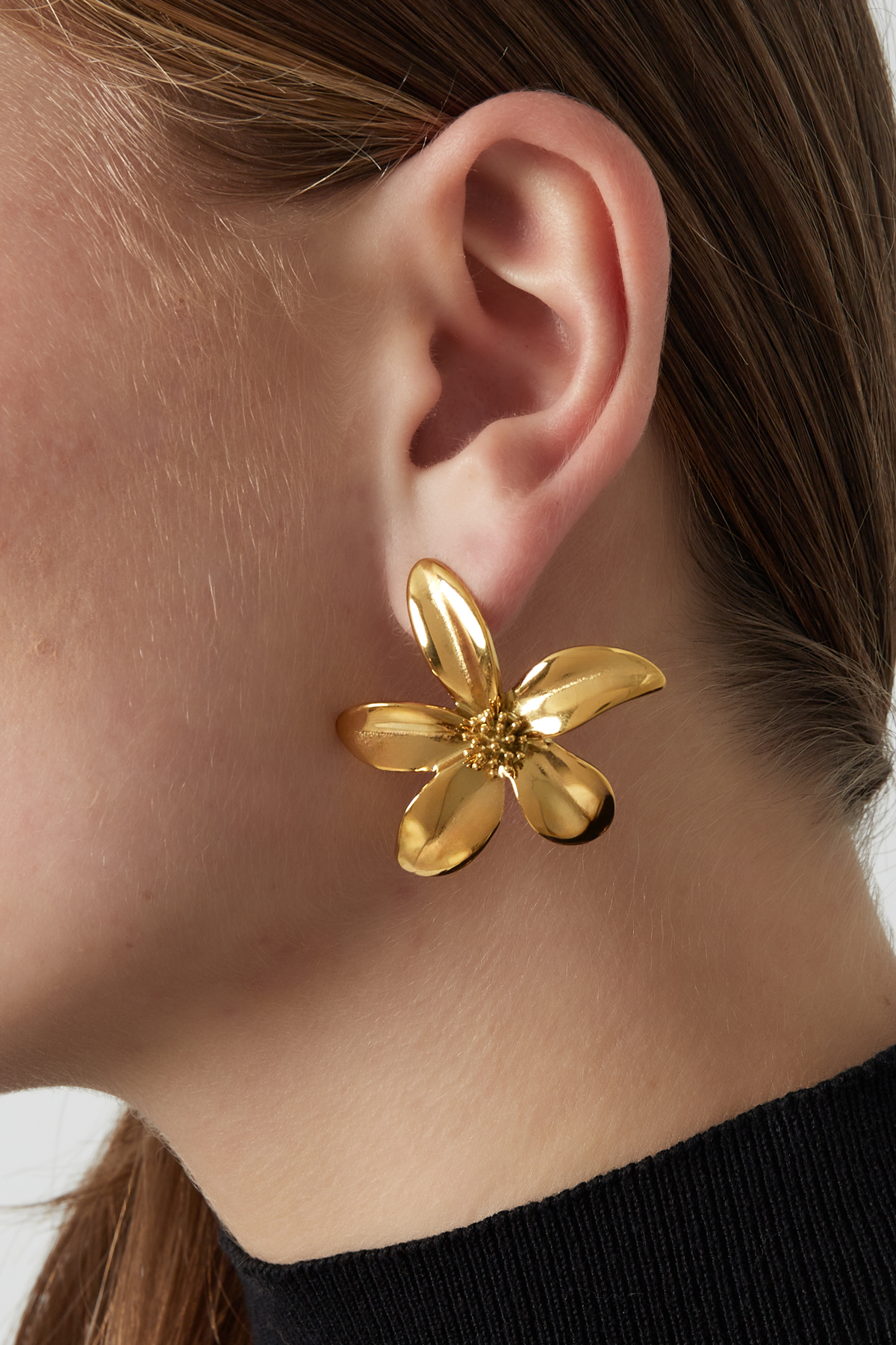 Blooming grace earrings - Gold color