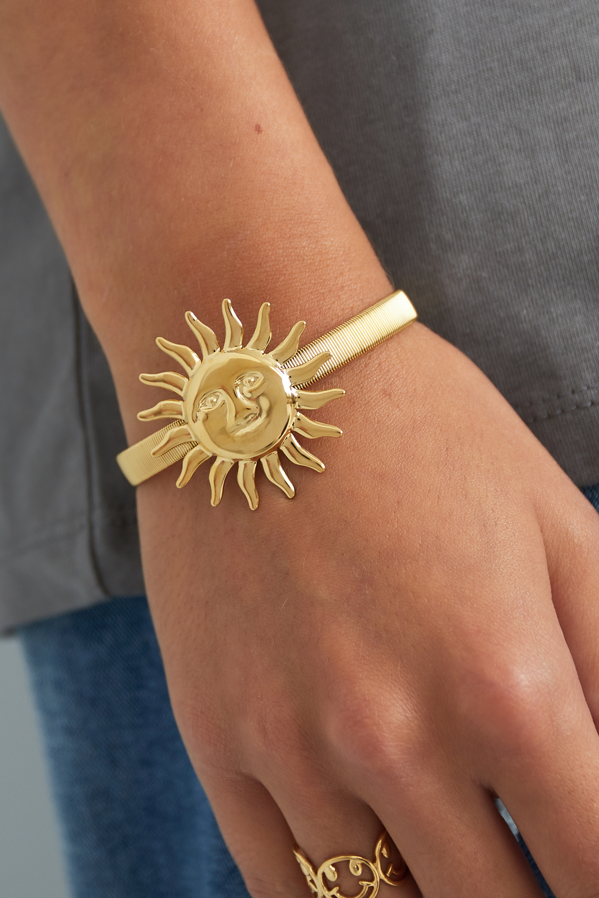 Sunny Cuff Armband - gold Bild2