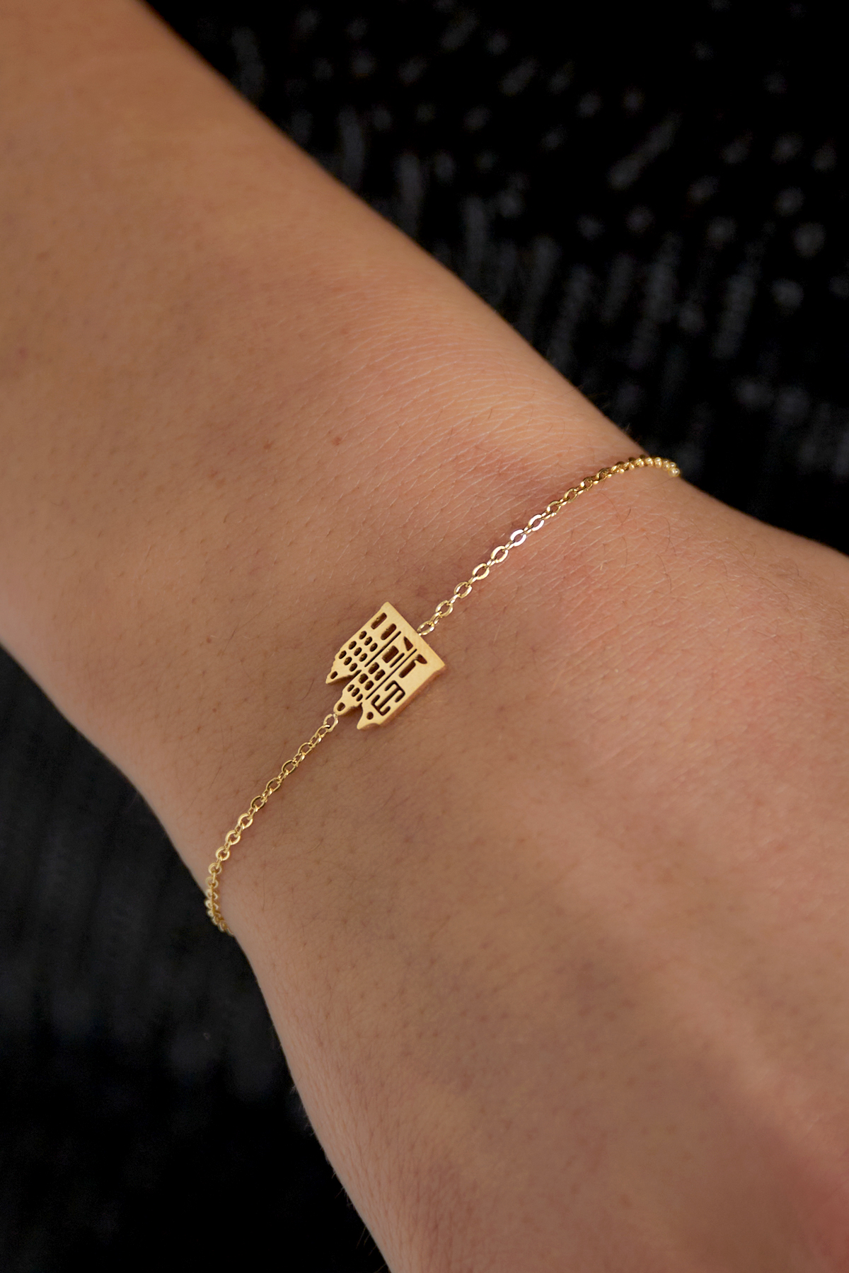 Canal house bracelet - Gold color h5 Picture2