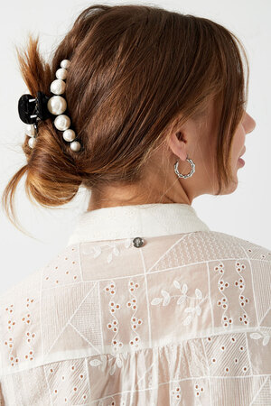 Hair clip pearls - black h5 Picture2