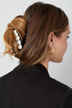 Haarspange Perlen schwarz h5 Bild3