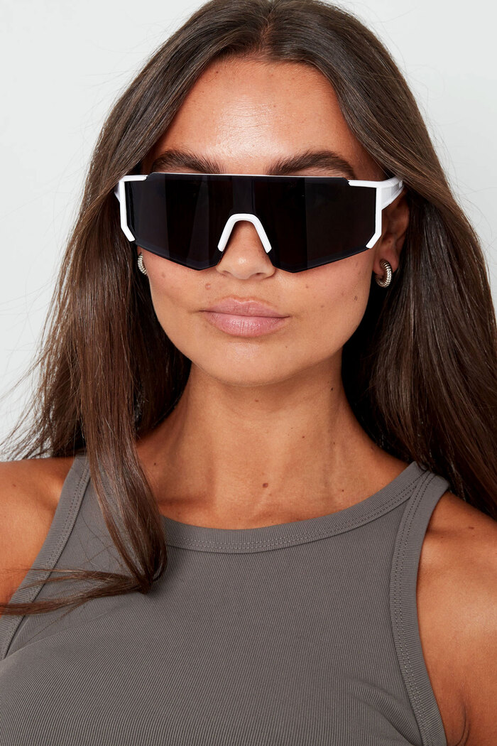 Gafas de sol futuro - blanco/negro Imagen2