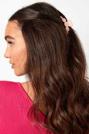 Hair clip rounds party - dark brown h5 Picture2