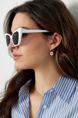 Sunglasses single color frame - white h5 Picture5