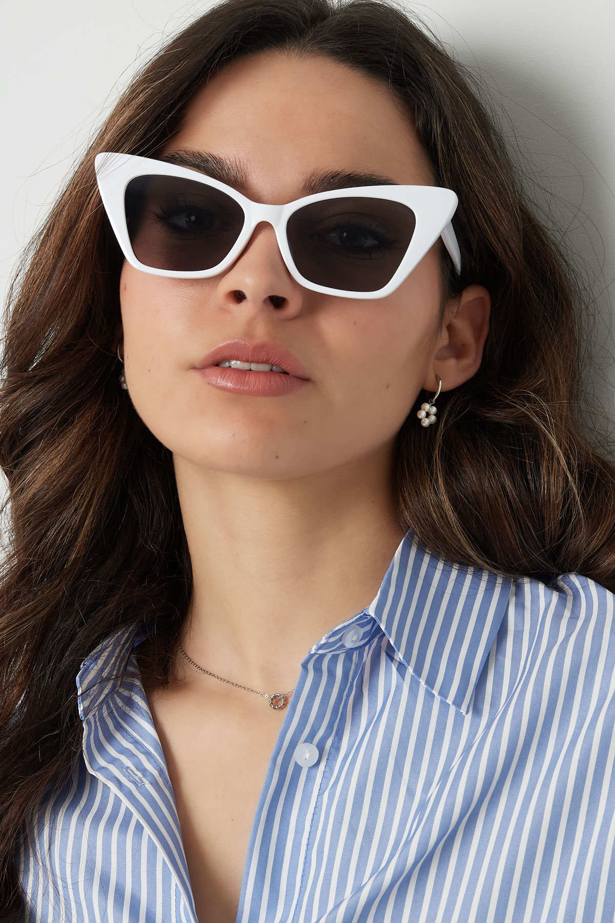 Sunglasses single color frame - white h5 Picture6