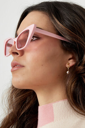 Zonnebrillen eenkleurig montuur - roze h5 Afbeelding4