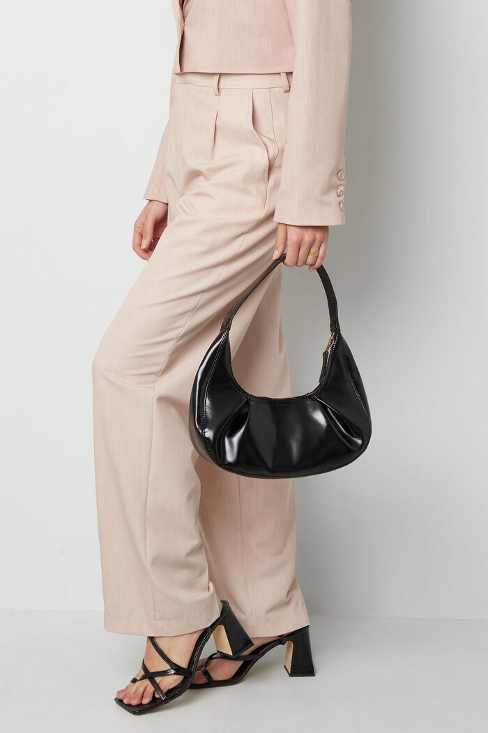 Bag with pleats - pink  Picture3