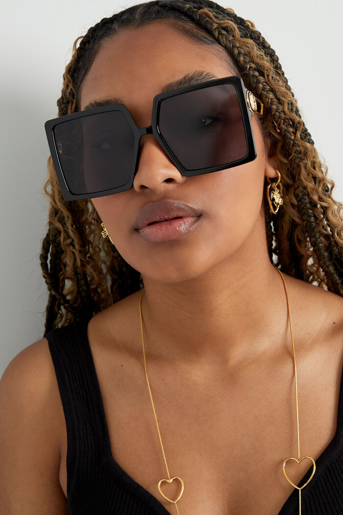 Summer statement sunglasses - black  Picture2