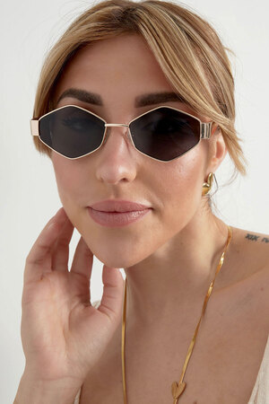 Sunglasses all night long - black gold h5 Picture4