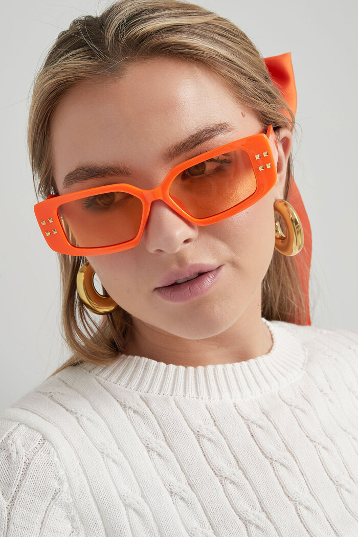 Orange sunglasses Amalia Picture2