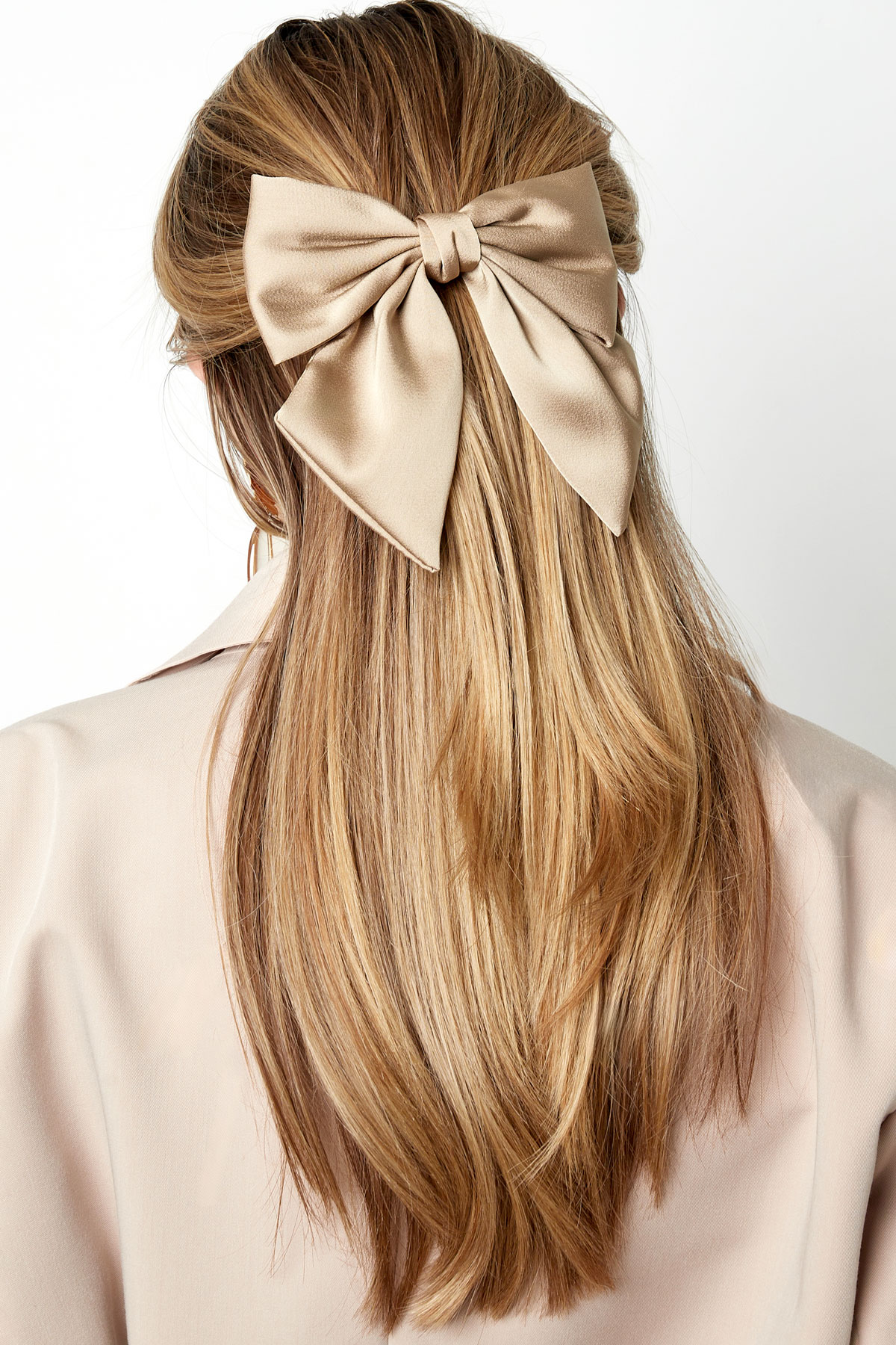 Simple hair bow - black h5 Picture3