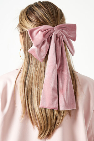 Joli nœud pour cheveux - rose h5 Image2