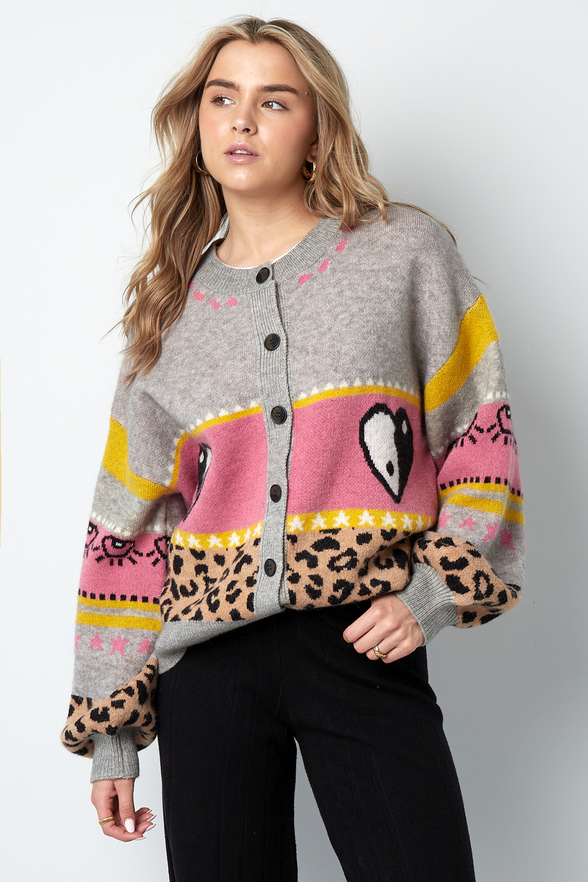 Dreamy Days cardigan - pink blue h5 Picture3