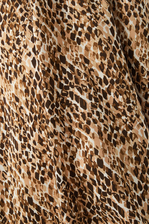 Robe longue imprimée - beige S h5 Image5