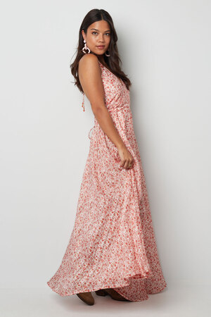 Dress spaghetti straps with print - pink h5 Picture6